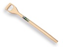 D-stiel ATLAS dampfgebogen Esche mit Vollholz D-Griff, Länge 85 cm