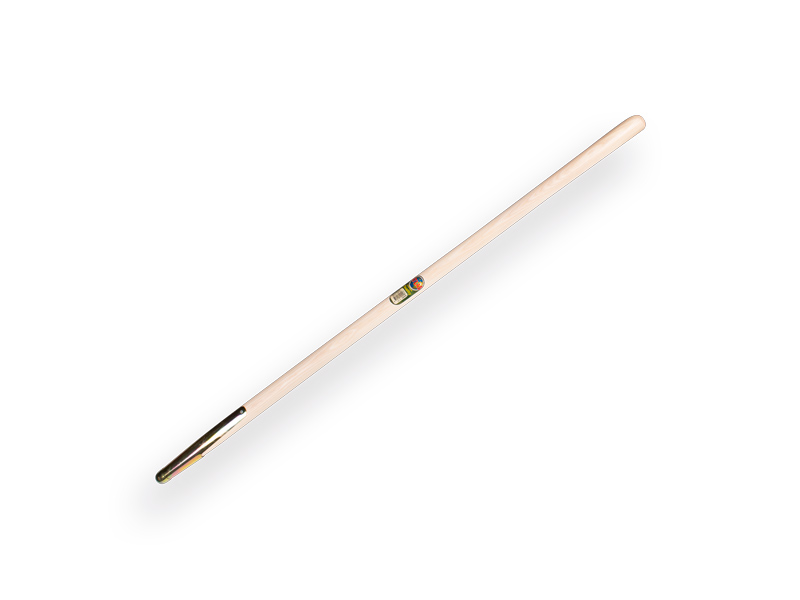 [320420] Hay fork handle ATLAS 120 cm, with spring sleeve, drilled, FSC 100%