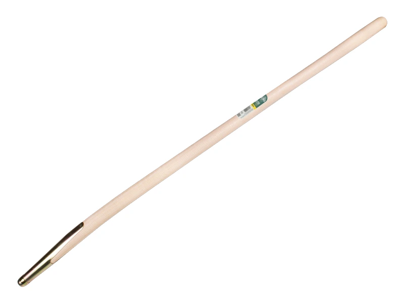 [320600] ATLAS manure fork handle 130 cm bent, with spring ferrule, drilled, FSC 100%