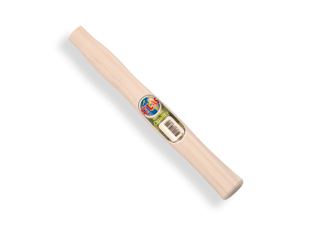 Engineer's hammer handle ATLAS 500 grams, head size 15.5 x 26.5 mm according to DIN5111