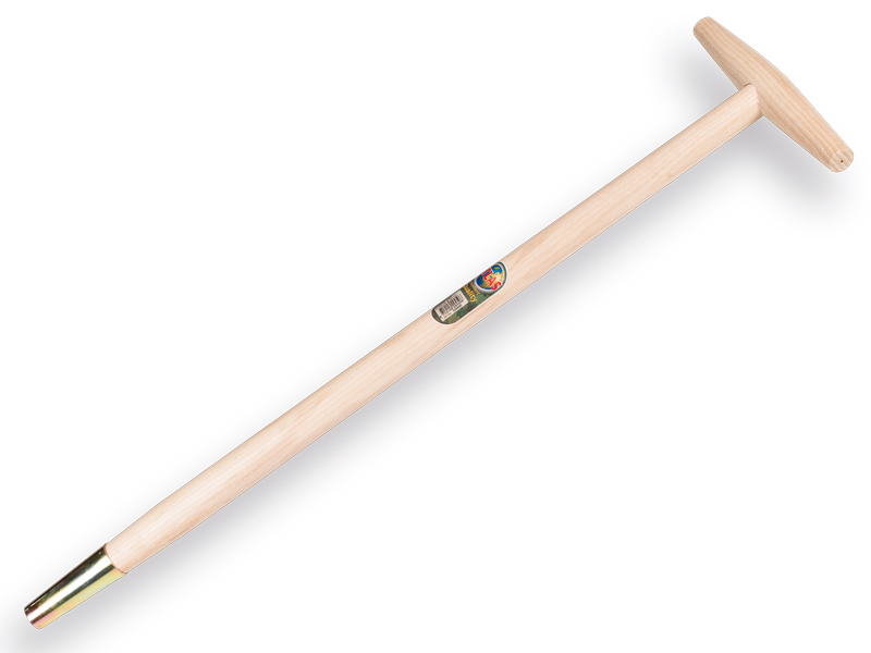 Manche de dresse bordure ATLAS 85 cm, avec poignée et manchon à ressort, pour dresse bordures avec goupille