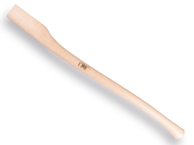 [431430] Beilstiel ATLAS HICKORY 90 cm gebogen, Kopfmaß 65 x 30 mm
