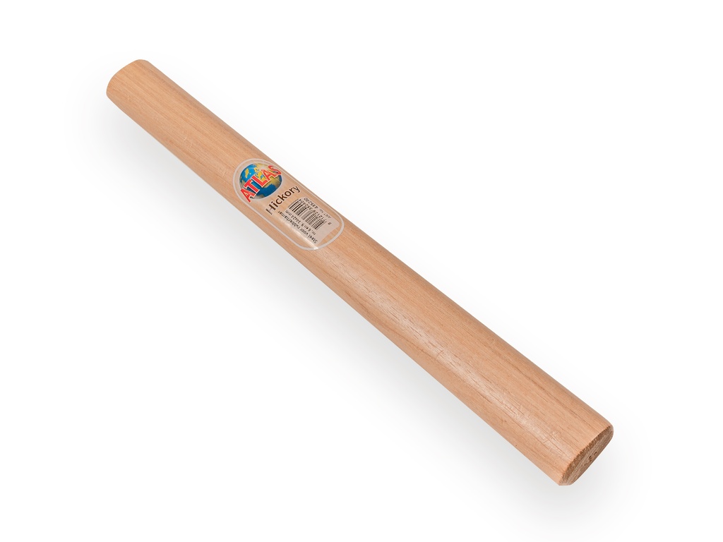 [435240] Rubber Hammer Handle ATLAS HICKORY 38 cm for no. 8 and 9, head size 34 x 24 mm