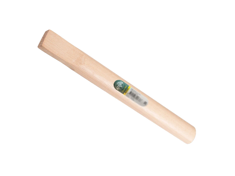 [436500] Manche de marteau en caoutchouc ATLAS hickory 36 cm pour modèle rotterdamois sans trou, tête 30 x 15 mm
