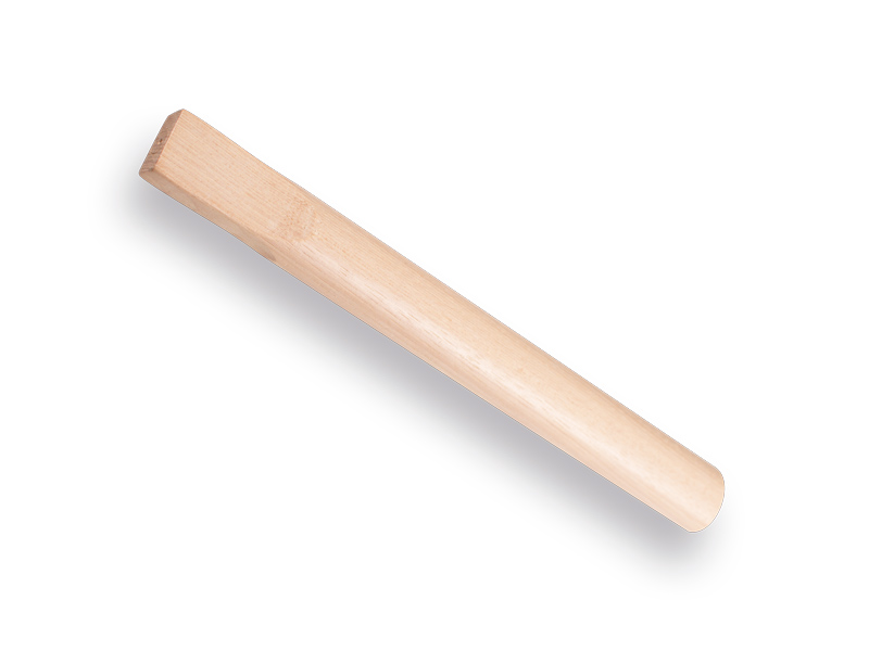 Rubberhamersteel ATLAS HICKORY voor Rotterdams model zonder gat, kopmaat 30 x 15 mm