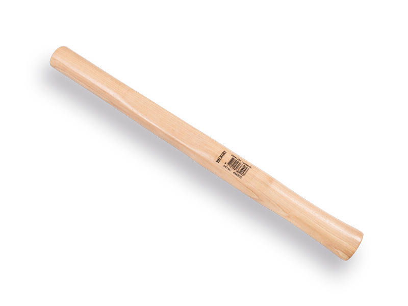 [436505] Rubber mallet handle ATLAS hickory for Rotterdam model with hole, head size 32 x 11 mm