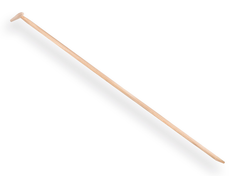 [547804] Hoe Handle ATLAS 170 x 3 cm, with eccentric tip and teardrop grip