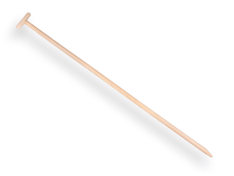 [547805] Hoe handle ATLAS 170 x 3 cm, with eccentric point and through-mount T-grip