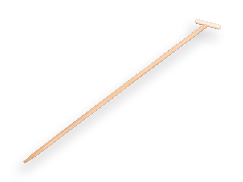 [547900] Hoe Handle ATLAS 160 x 3.2 cm, with conical point 60 x 20 mm and through-mount T-grip