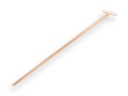 Gerätestiel für Schuffel ATLAS 170 x 3,2 cm, mit exzentrischer Spitze und durchgesteckter T-Griff