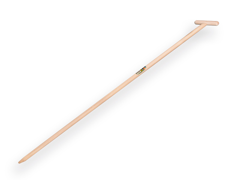 [547955] Manche de ratissoire ATLAS 180 x 3,2 cm, avec pointe excentrée et poignée en T percée