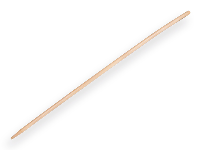 [548000] Gerätestiel für Schuffel ATLAS 170 x 3 cm gebogen, mit konischer Spitze, ohne Griff, FSC 100%