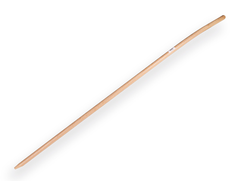 [548010] Hoe handle ATLAS 170 x 3 cm bent, with eccentric tip, without grip