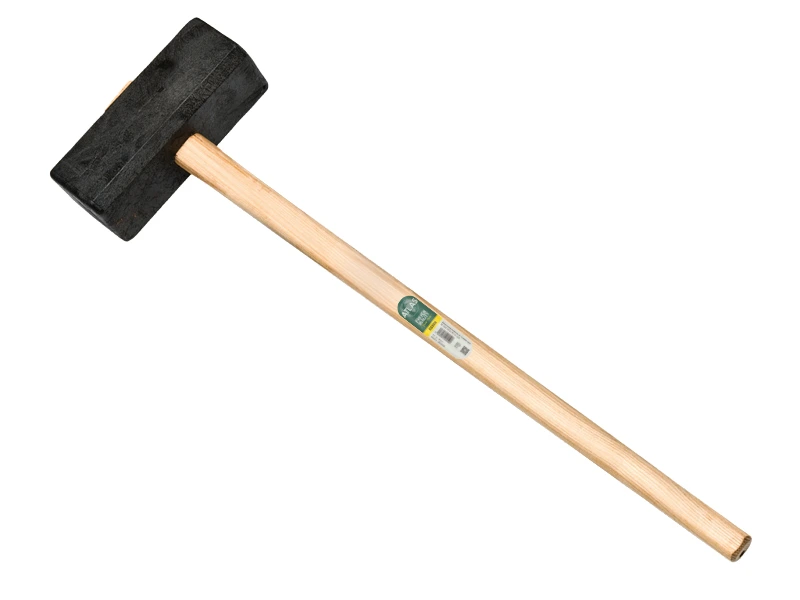 [650850] Maillet à poteaux - Maillet pour poteaux ATLAS en plastique, avec manche ovale 110 cm