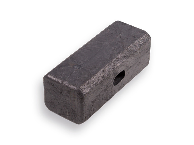 [650855] Maillet a poteaux - maillet pour poteaux ATLAS en plastique avec trou ovale, sans manche