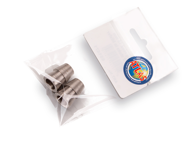 [651471] Metall runder Keil 15 mm (pro 2 Stück)