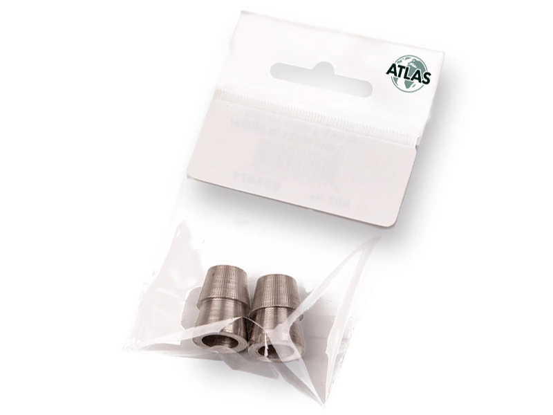 [651471] Metall runder Keil 15 mm (pro 2 Stück)