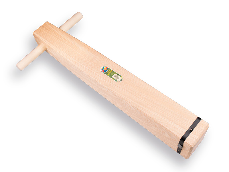 [654990] Dame de compactage ATLAS bois de frêne 14,5 x 11,5 cm, poids 7 kg