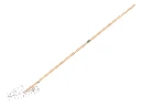Hay rake OFFNER aluminium 13 teeth, with hay catcher with ATLAS handle 160 x 2.8 cm