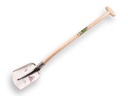 Steekbats RURH BRILLANT 1/4 000 gepolijst, met ATLAS Blijhamsteel 90 cm sterk gebogen