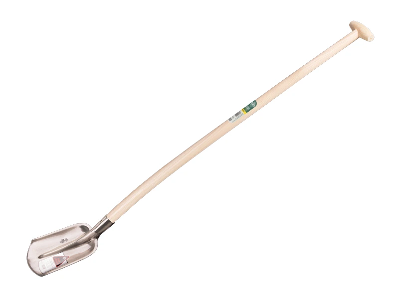 [700234] Digging Shovel RUHR BRILLANT 1/4 000, extra hardened and polished, with ATLAS shovel handle 120 cm bent, FSC 100%
