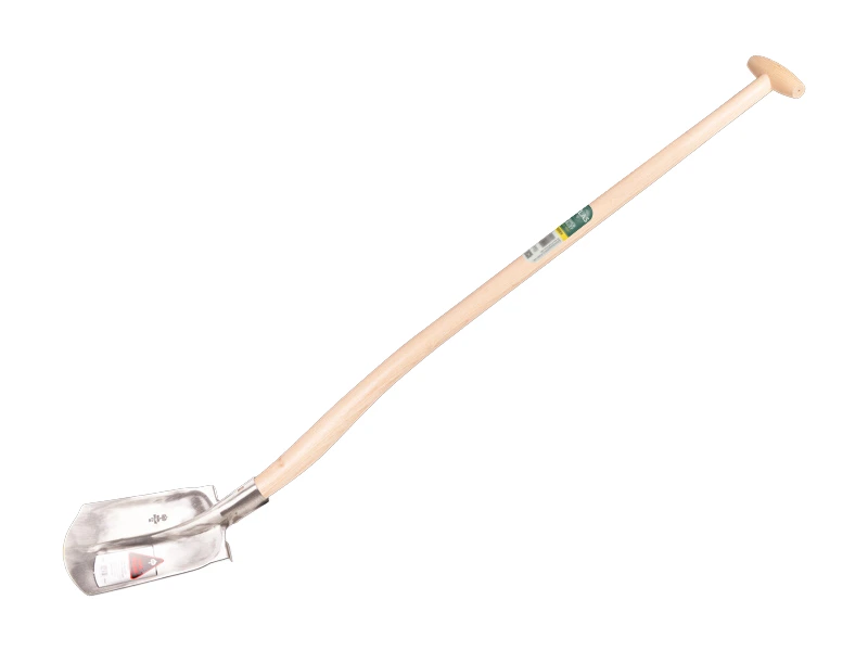 [700238] Pelle RUHR BRILLANT 1/4 000, avec marchepied PLAT et manche de pelle à col de cygne ATLAS 110 cm extra double courbé