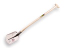 Steekbats RURH BRILLANT 1/4 00, gehard en gepolijst, met ATLAS Blijhamsteel 95 cm sterk gebogen
