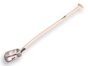Steekbats RURH BRILLANT 1/4 00, extra gehard en gepolijst, met ATLAS schopsteel 110 cm gebogen