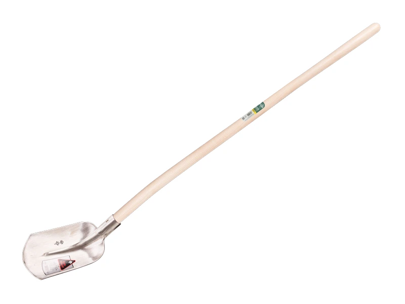 [700300] Pelle à sable RUHR BRILLANT 1/2 0, extra trempé et poli, avec manche de pelle ATLAS 130 cm courbé, FSC 100%