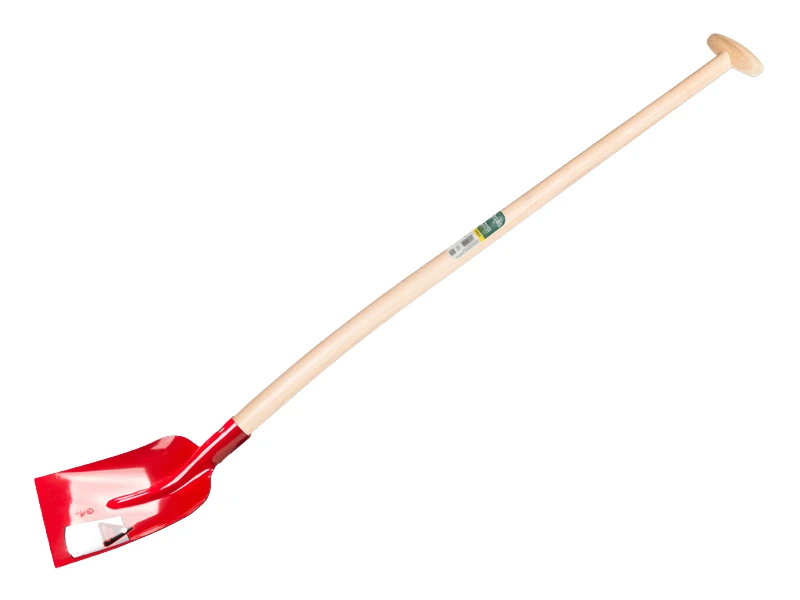 [700650] Betonschaufel RUHR BRILLANT 3/4 0 rot, gehärtet mit ATLAS Schaufelstiel 110 cm, FSC 100%