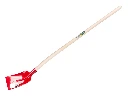 Betonschaufel RUHR BRILLANT 3/4 0 rot, gehärtet mit ATLAS Schaufelstiel 130 cm, FSC 100%