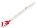Betonschaufel RUHR BRILLANT 3/4 0 rot, gehärtet mit ATLAS Schaufelstiel 130 cm, FSC 100%