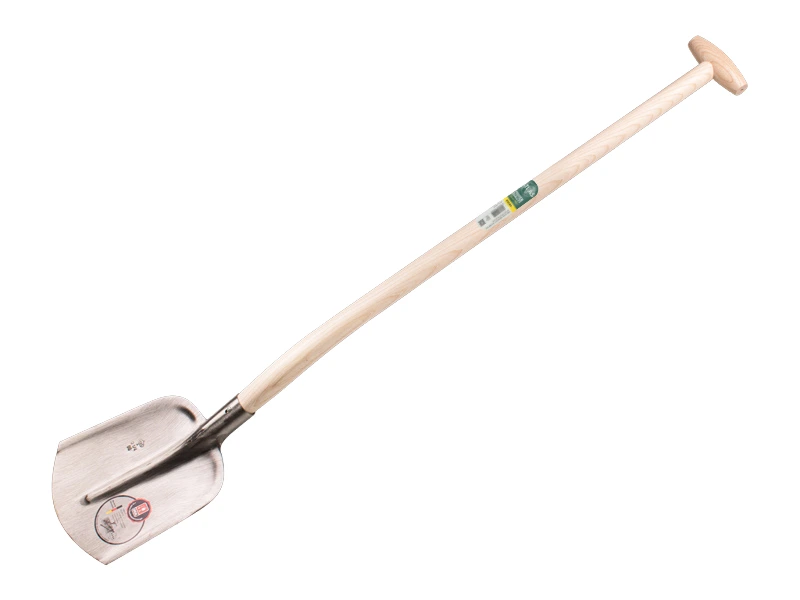 [705214] Pelle ABC 1/4 00, trempé et poli, avec manche de pelle à col de cygne ATLAS 100 cm fortement courbé