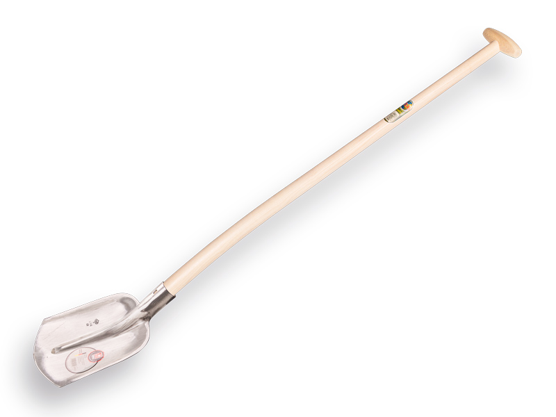 Steekbats ABC 1/4 00, gehard en gepolijst, met ATLAS schopsteel 110 cm gebogen