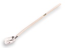 Schepbats ABC 1/2 00, gehard en gepolijst, met ATLAS batsesteel 130 cm gebogen