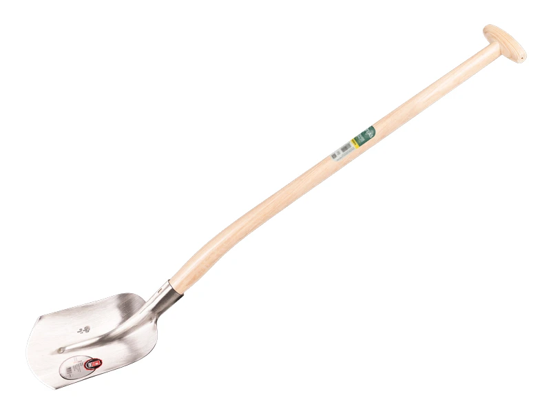 [705240] Pelle à sable ABC 1/2 0, trempé et poli, avec manche de pelle à col de cygne ATLAS 90 cm fortement courbé