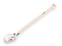 Schepbats ABC 1/2 0, gehard en gepolijst, met ATLAS schopsteel 110 cm gebogen