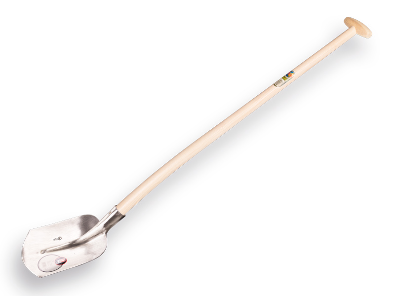 Pelle à sable ABC 1/2 00, trempé et poli, avec manche de pelle ATLAS 110 cm courbé, FSC 100%