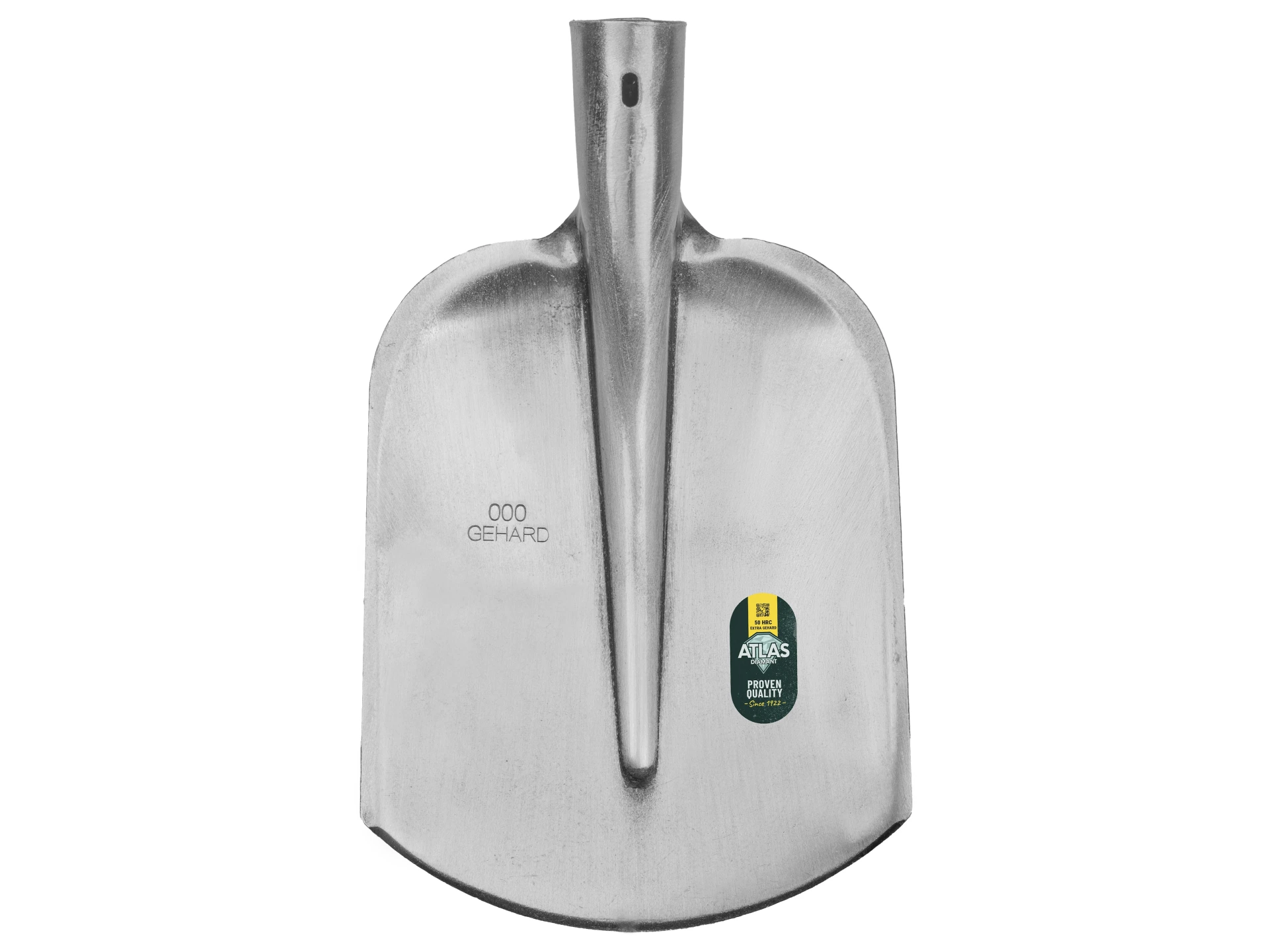 Digging Shovel ATLAS DIAMOND straight 000, hardened and polished, without handle