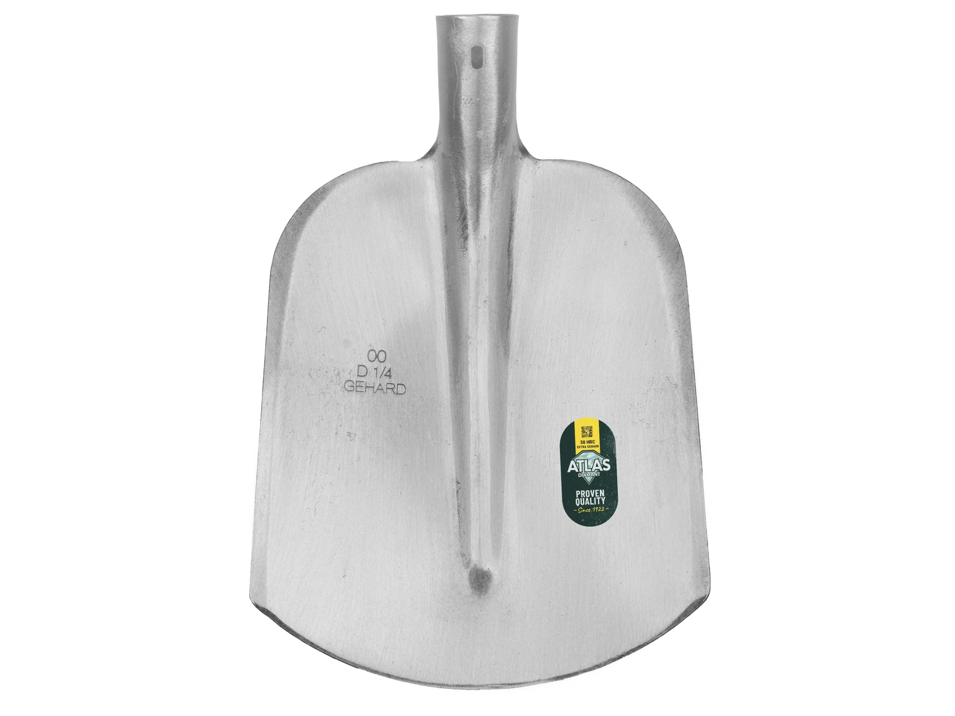 [735420] Flachrandschaufel ATLAS DIAMANT 1/4 00, gehärtet und blank poliert, ohne Stiel