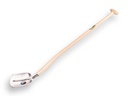 Pelle ATLAS DIAMANT 1/4 00 trempée, polie, avec manche de pelle à col de cygne ATLAS 110 cm extra doublement courbé