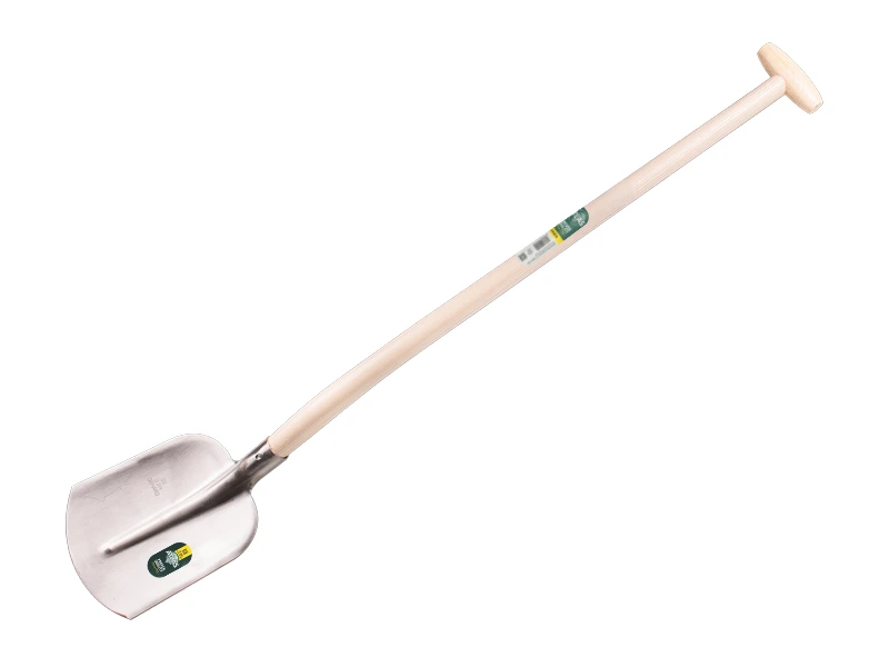 [735490] Digging shovel ATLAS DIAMANT 1/4 00 hardened, polished, with ATLAS gooseneck shovel handle 100 cm strongly bent