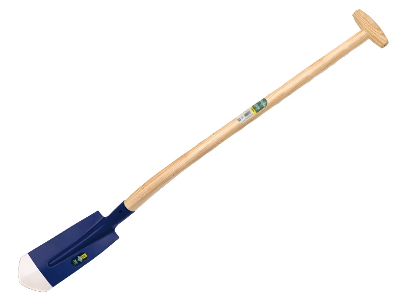 Cable shovel ATLAS DIAMANT 11.5 cm 3/4 blue, pointed bottom, with ATLAS shovel handle 110 cm, FSC 100%
