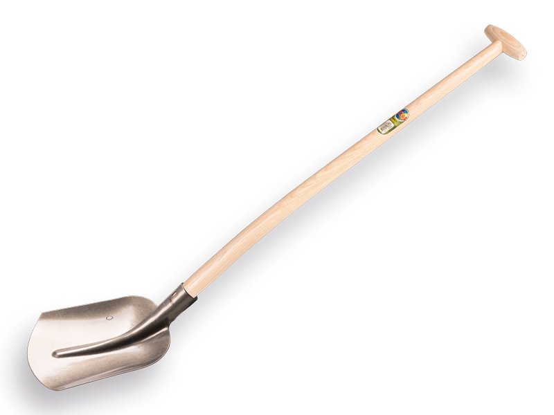[770200] Pelle à sable ATLAS 3/4 0 trempé, avec manche de pelle ATLAS 100 cm courbé, FSC 100%