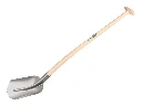 Scoop Shovel ATLAS 3/4 0 hardened, with ATLAS shovel handle 100 cm bent, FSC 100%