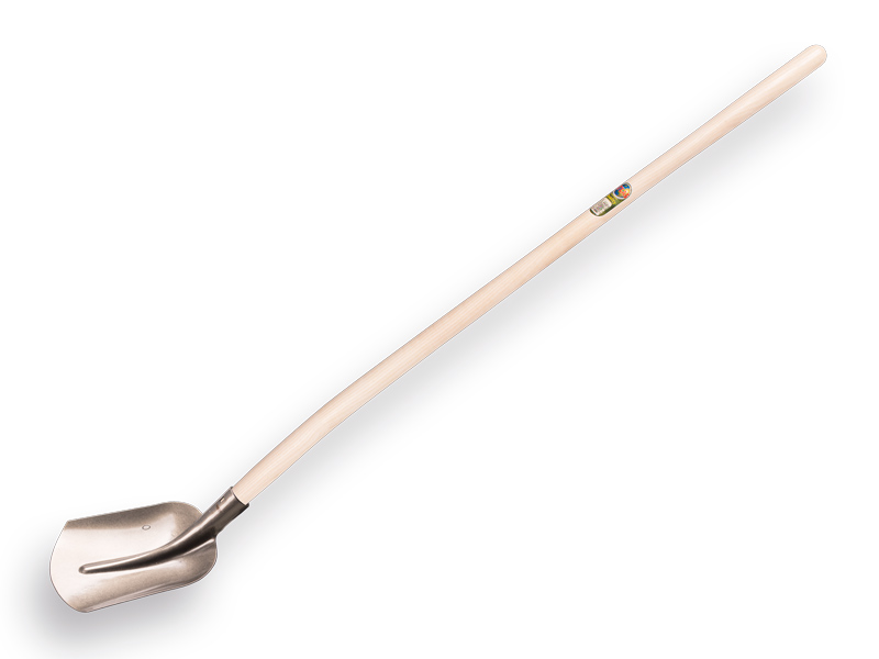 Scoop shovel ATLAS 3/4 0 hardened, with ATLAS shovel handle 130 cm bent