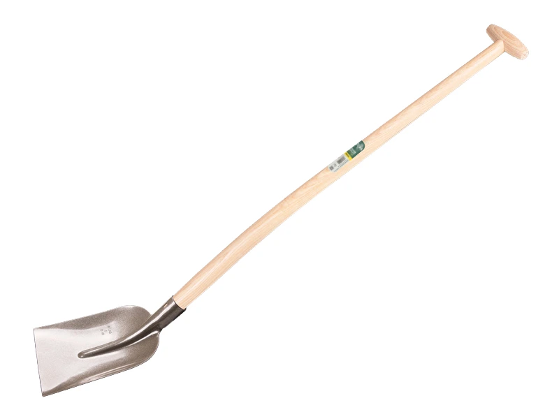 Concrete shovel ATLAS 1/2 0 hardened, with ATLAS shovel handle 100 cm bent, FSC 100%