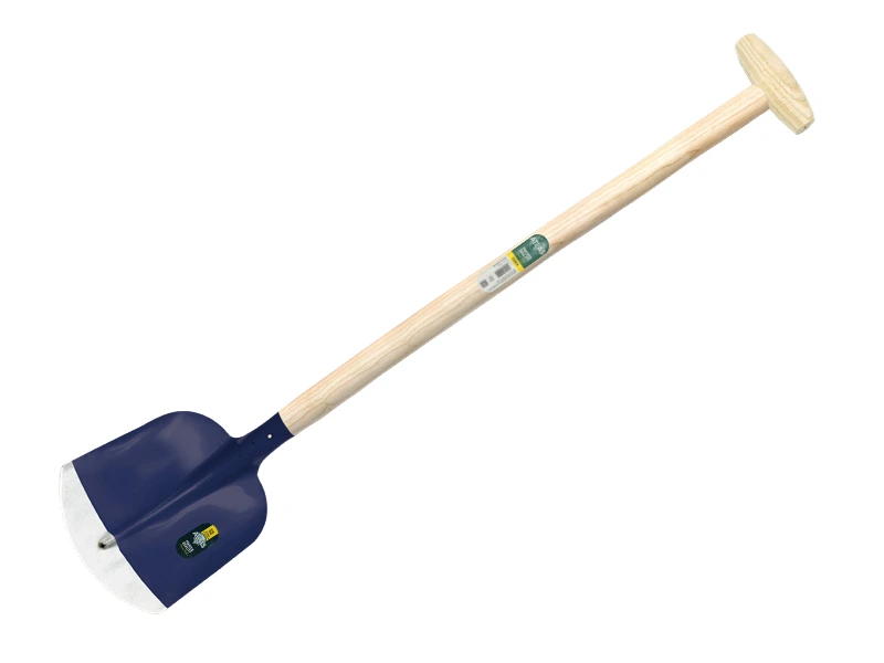 [770550] Schepbats ATLAS DIAMANT 3/4 0 blauw, gehard en gepolijst, met ATLAS schopsteel 110 cm gebogen, FSC 100%