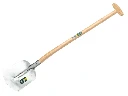 Scoop shovel ATLAS DIAMOND 3/4 0 hardened, blank polished, with ATLAS shovel handle 110 cm bent, FSC 100%