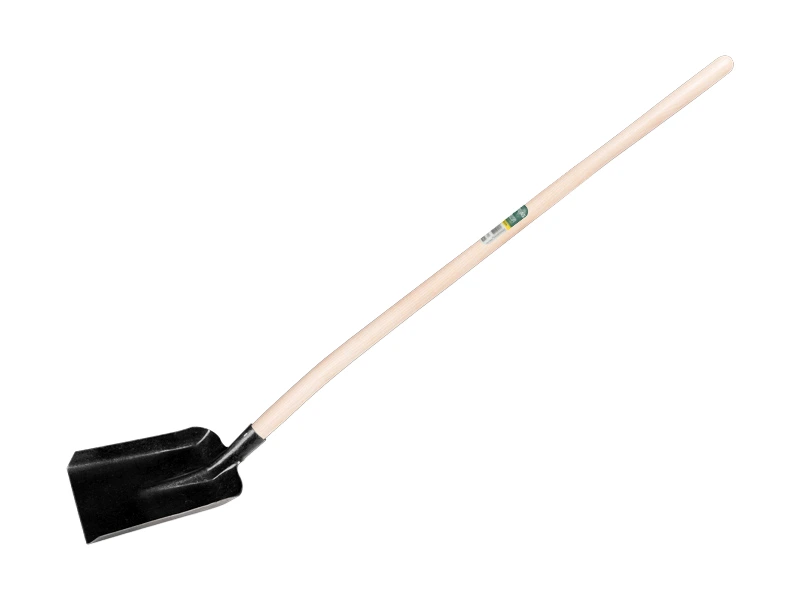 [780080] Pelle à fumier ATLAS n° 4 laqué brut, 24,5 x 33 cm, avec manche de pelle ATLAS 130 cm courbé, FSC 100%